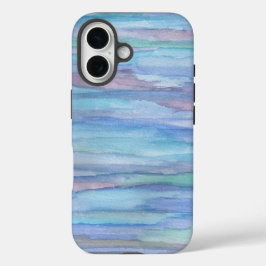 Funda iPhone 16 Resumen azul: enero por la mañana