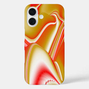 Funda iPhone 16 Resumen de amor y oro en 3D Rainbowart