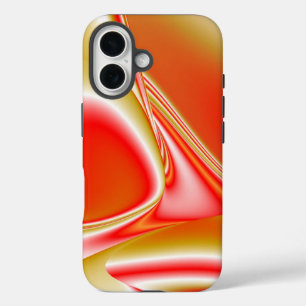 Funda iPhone 16 Resumen de amor y oro en 3D Rainbowart