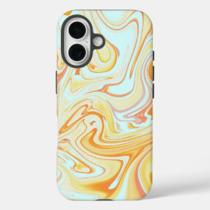 Funda iPhone 16 Resumen de diseño de mármol de moda para el iPhone