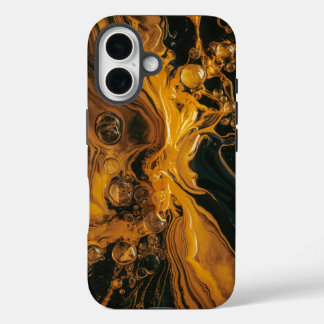 Funda iPhone 16 Resumen de oro fundido