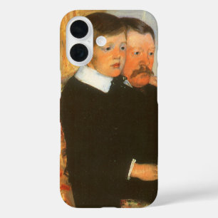 Funda iPhone 16 Retrato Antiguo de Padre e Hijo por Mary Cassatt