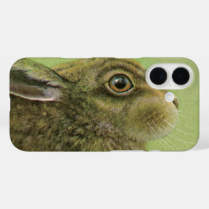 Funda iPhone 16 Retrato de conejo arte pictórico pintura fina