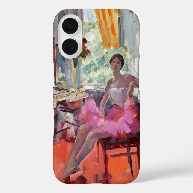 Funda iPhone 16 Retrato de la Ballerina Vera Trefilova | Korovin (Reverso )