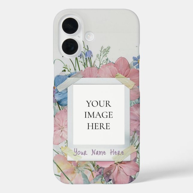 Funda iPhone 16 Retrato de Petal (Reverso )