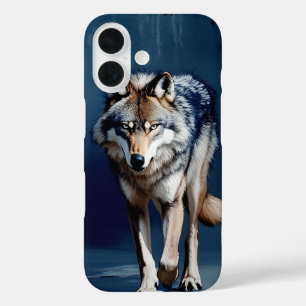 Funda iPhone 16 Retrato Majestic Wolf
