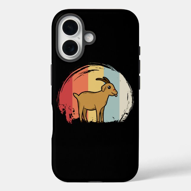 Funda iPhone 16 Retro de cabra (Reverso )