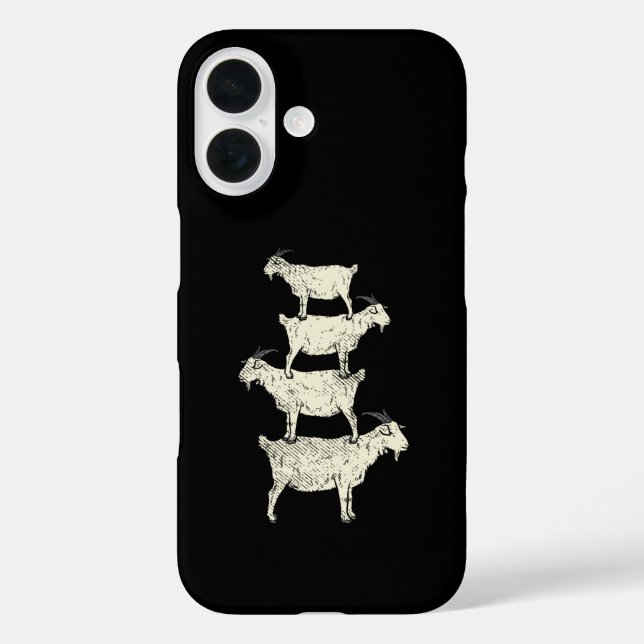 Funda iPhone 16 Retro de Cabra (Reverso )
