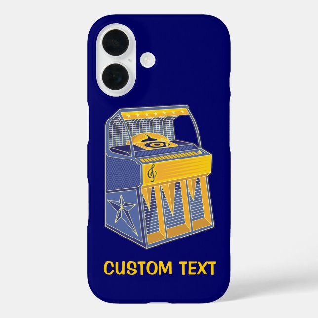 Funda iPhone 16 Retro Jukebox (Reverso )