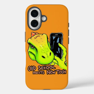 Funda iPhone 16 Retro Tech Twist