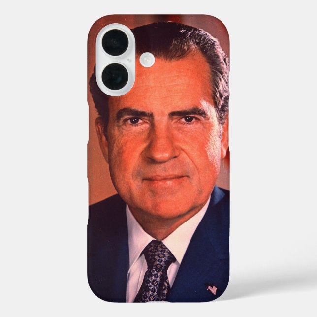 Funda iPhone 16 Richard Nixon, presidente de EE. UU. en California (Reverso )