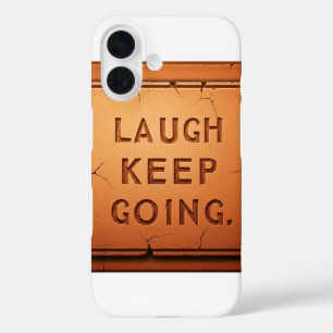 Funda iPhone 16 Ríe Sigue Adelante