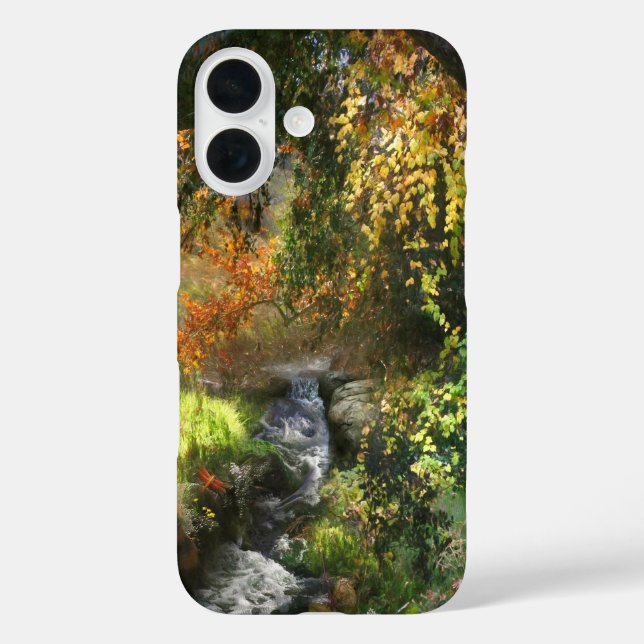 FUNDA iPhone 16 RÍO MEDIO DE BOSQUE PEQUEÑO (Reverso )