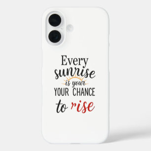 Funda iPhone 16 Rise and Shine: Abrazando cada nuevo día