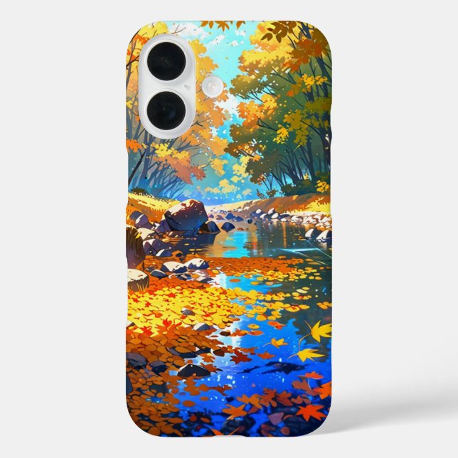 Funda iPhone 16 Riverside Autumn Calm (Reverso )