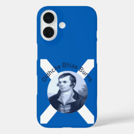 Funda iPhone 16 Robbie Burns - In Blue Oidhche Bhlas Burns Saltire