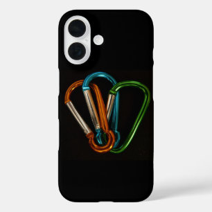 Funda iPhone 16 Rock Climbing Carabiner