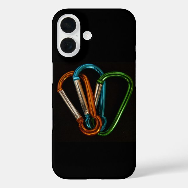 Funda iPhone 16 Rock Climbing Carabiner (Reverso )