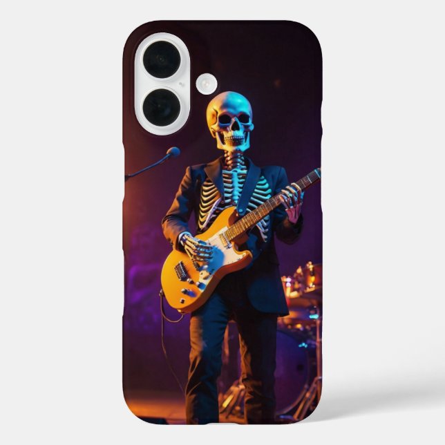 Funda iPhone 16 Rock Star Skeleton (Reverso )