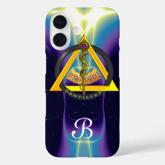 FUNDA iPhone 16 ROD DE ASCLEPIUS DENTISTRY MONOGRAM
