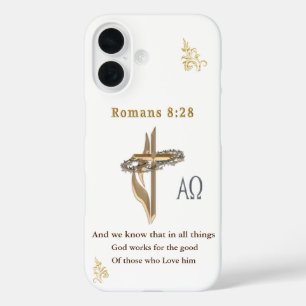 Funda iPhone 16 Romanos 8:28