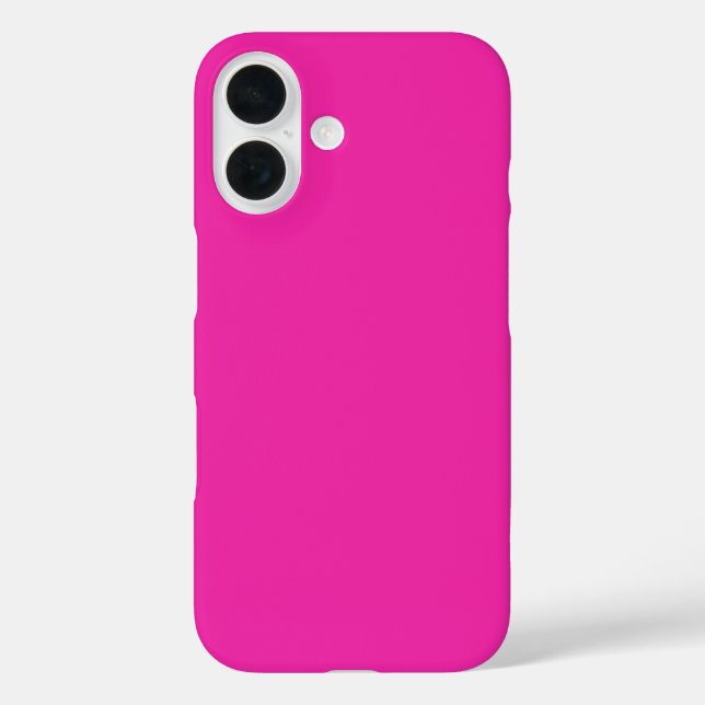 Funda iPhone 16 Rosa caliente (Reverso )