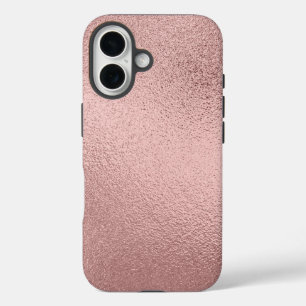 Funda iPhone 16 Rosa dorado verde azulado moderno 