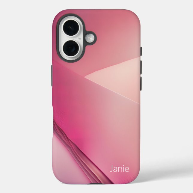 Funda iPhone 16 Rosa Sombra Luminescente (Reverso )
