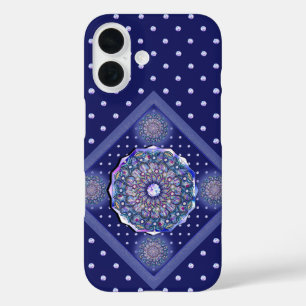 Funda iPhone 16 Rosario azul