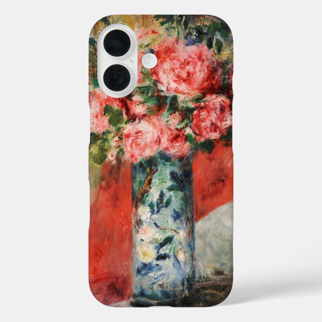 Funda iPhone 16 Rosas y peones en una caja | Renoir (Reverso )