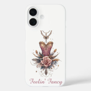 Funda iPhone 16 Roseate Elegance