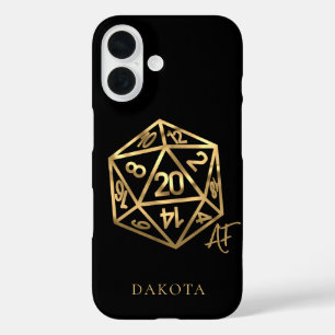 Funda iPhone 16 RPG Crit AF   Dados de juego de PnP de la fantasía