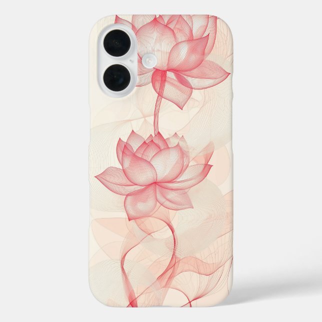 Funda iPhone 16 Rubor Floral Duo (Reverso )