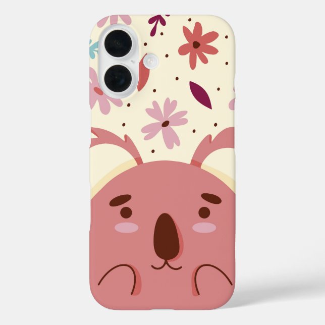 Funda iPhone 16 Rubor Koala Sweet Aussie Bloom (Reverso )