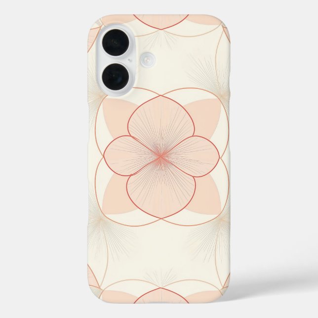 Funda iPhone 16 Rubor Mandala Bloom (Reverso )