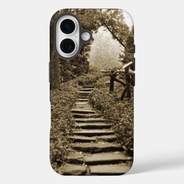 Funda iPhone 16 Ruta a la luz (Reverso )