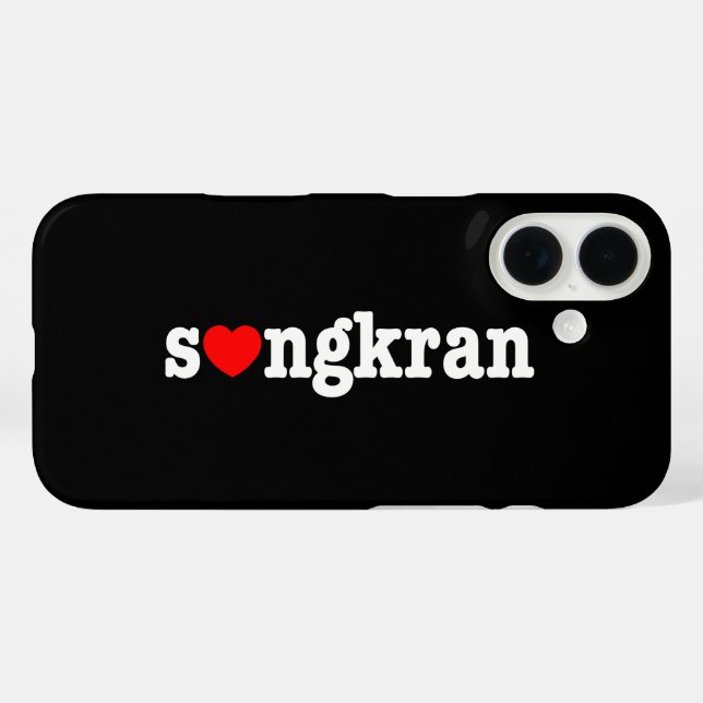 Funda iPhone 16 s ❤ ngkran ~ Heart (Love) Songkran (Reverso (Horizontal))
