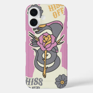 Funda iPhone 16 Saco fuera - Serpiente Tattoo