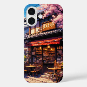 Funda iPhone 16 Sakura Kissa - Café Flor de Cerezo