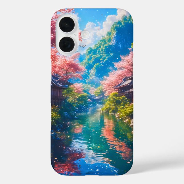 Funda iPhone 16 Sakura Utsuru Seiryū  (Reverso )