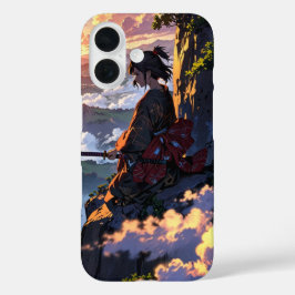 Funda iPhone 16 Samurai Sunset