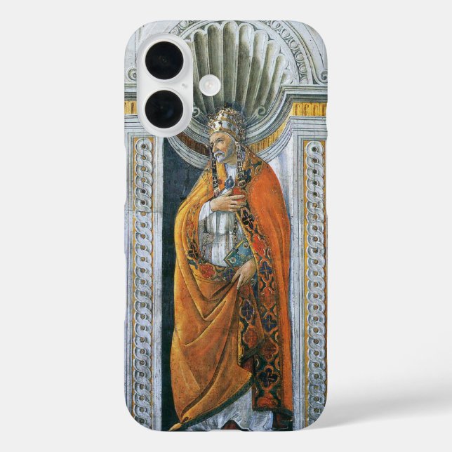 Funda iPhone 16 San Sixto II por Sandro Botticelli (Reverso )