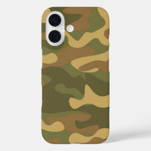 Funda iPhone 16 Sand Brown Camo