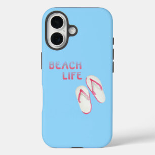 Funda iPhone 16 Sandalias Flip Flop de Beach Life