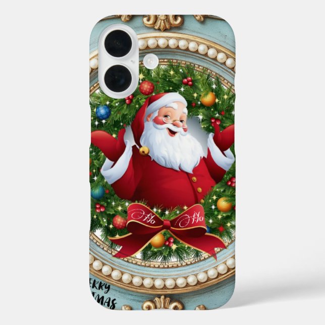 Funda iPhone 16 Santa Christmas  (Reverso )