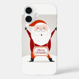 Funda iPhone 16 Santa Claus Greeting