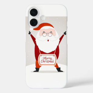 Funda iPhone 16 Santa Claus Greeting
