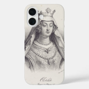 Funda iPhone 16 Santa Clotilde segunda esposa de Clodoveo