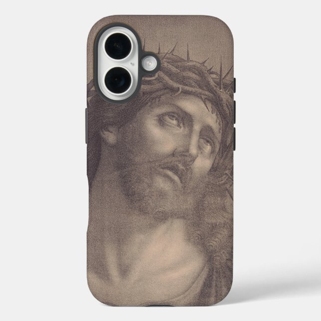 Funda iPhone 16 Santa Faz de Jesucristo (Reverso )