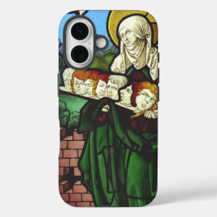 Funda iPhone 16 Santa Felicitas y las cabezas de sus siete hijos